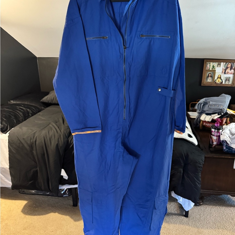 Blue Coverall Jumpsuit